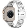 Adecuado para Correa de Oreja de Arroz de Generación 678910 de Apple 42mm 46mm Pulsera de Muñeca de Reloj de Titanio