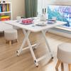 Mesa Plegable de Mano Portátil Mesa de Comedor para Mercado Nocturno Mesa de Balcón Mesa de Comedor para Habitación de Alquiler Mesa para Puesto