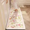 Tapete de Chão de Terra de Diatomáceas Estilo Americano High-End Retrô para Cozinha, Tapete de Pé Doméstico Absorvente de Água Secagem Rápida Antiderrapante, Tapete Resistente ao Desgaste e à Sujeira