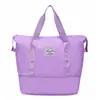 Bolsa de Viaje Expandible de Gran Capacidad, Cubierta Conveniente, Maleta de Ruedas, Viaje de Negocios de Corta Distancia, Bolsa de Tela Oxford para Mujeres Embarazadas