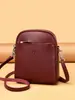 Bolso Pequeño de Piel Suave para Mujer, Billetera para Monedas de Teléfono Móvil, Nuevo Estilo 2026, Bolso Versátil Casual para Mamá, Bolso de Hombro de Tres Capas, Bolso Cruzado, Moderno
