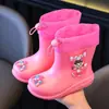 Botas de Lluvia para Niños, Botas de Lluvia para Niños, Antideslizantes para Bebés Hombres, Niños Pequeños, Zapatos de Agua para Niños, Zapatos de Goma Impermeables para Niñas, Ligeros de Nuevo Estilo