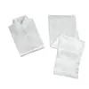 Ropa de Funeral, Camiseta Interior, Calzoncillos, Ropa Interior de Seda Artificial, Tejido Suave y Cómodo, Juego Completo de Ropa de Seda Genuina para Personas Mayores, Atuendo de Funeral