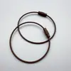 Llavero de cable de acero de color, llavero, accesorios de joyería DIY, anillo de cable de pintura, colgante creativo al por mayor
