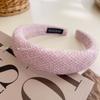 Diadema de ala ancha estilo coreano de otoño e invierno para mujer, estilo Chanel, elegante, accesorios para el cabello que combinan con todo, diadema, horquilla, tocado, accesorios al por mayor