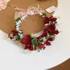Diadema de Guirnalda Super Hada Mori Correa para el Cabello Hada Gira de Primavera Joyería Fotográfica Tocado de Flores Accesorios para Fotos de Gira de Actuación para Adultos