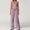 Conjunto de yoga TK Amazon transfronteiriço escovado, secagem rápida, costas bonitas, conjunto esportivo de regata, roupas casuais para corrida e fitness para mulheres