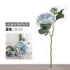 Una generación de color otoñal 2 cabezas peonía borde quemado flor falsa ramo de peonías falsas que sostiene la novia coreana