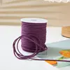 Decoración de Cordón Colgante de Gamuza, Cordón Rosa, Cuerda, Hilo, Cordón Trenzado de Piel de Ciervo, Cordón para Colgar Colgante de Piel de Vaca Blanca
