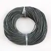 Corda de Couro Colorida de Vários Tamanhos em Estoque para DIY Laços de Cabelo Elásticos Feitos à Mão, Pulseiras, Colares, Materiais e Acessórios de Joias