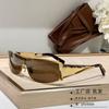 Exportación transfronteriza diseñador destacado Arco de Triunfo lisa nuevos lentes de sol personalizados gafas de sol retro para mujer 40283