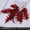 Flores Artificiales Serie Roja para Bodas, Arreglos Florales para Escenario de Boda, Decoración de Escena, Flores Falsas Rojas Brillantes y Rojas Oscuras
