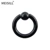 Anillo Meier de acero inoxidable para mujer, piercing de aro para nariz no convencional, anillo de tarjeta de resorte, anillo de bola, aro para nariz, joyería transfronteriza europea y americana