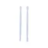 Empurrador de Aço para Nail Art, Removedor de Esmalte Descartável com Duas Pontas, Empurrador de Cutícula de Unha, Removedor de Esmalte Esfoliante, Ferramenta de Manicure para Nail Art