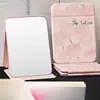 Espejo de Maquillaje para Mujer Tulipán Plegable de Viaje Pequeño Portátil para Estudiante Dormitorio Oficina Escritorio