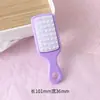 Pente mini fofo estilo Ins em cores de doce com espelho de maquiagem portátil, alto valor estético para meninas