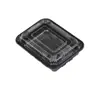 Sanze Caja de Almuerzo Prefabricada Desechable de Plástico PP Engrosado para Verduras Material para Olla Caliente Caja con Correa Exterior Perforada Rectangular