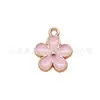 Pingente Flor AA-12 Liga Gotejamento de Óleo DIY Colar Pulseira Brinco Chaveiro Acessórios de Joia Feitos à Mão