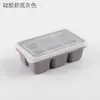 Internet Celebrous Ice Cube Ice Cube Ice Box Congelamento Molde Freezer Rápido Geladeira Doméstica Caixa de Gelo Congelado Caseiro com Tampa de Silicone