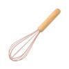 Amazon utensílios de cozinha conjunto de espátulas de silicone rosa ferramentas de cozinha cabo de madeira Espátula Silicone conjunto de utensílios de cozinha de 10 peças