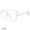 Gafas de miopía de moda retro con montura grande para hombres y mujeres, gafas ultraligeras de negocios de titanio con montura completa, gafas planas al por mayor