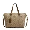 Bolsa de Hombro Grande de Lona para Mujer Estilo Nuevo 2026, Bolso Versátil de Moda para Hombro Cruzado