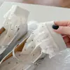 Meias Lolita com Renda na Barra, Meias de Cano Médio, Finas e Respiráveis para Primavera e Verão, Meias Miu Doladas Doces com Bolinhas