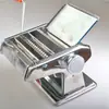 Máquina Prensa Pastas Manual para Uso Doméstico, Pequeña Fabricadora de Pastas Multifuncional, Fabricadora de Wrappers para Empanadas y Wontons de Manivela, Máquina para Hacer Pastas Caseras