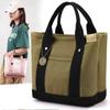 Bolsa de lona para mujer, novedad de 2024, bolsa de almuerzo, bolso de mano para hacer ejercicio, lonchera, bolso de mano multicapa, venta al por mayor