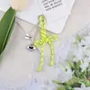 Nudo de Corazón Creativo Nuevo Estilo Miu Lanyard Versátil Llavero Colgante para Bolsas y Fundas de Teléfono
