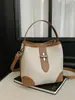 Bolsa de Mão Estilosa de Alto Padrão Color Blocking Bolsa Saco para Mulheres 2026 Nova Bolsa Tote Pequena Bolsa de Ombro Transversal Fashion
