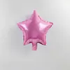 Globo de aluminio de 5 pulgadas 10 pulgadas estrella de cinco puntas corazón estrella de cuatro puntas decoración de habitación de cumpleaños boda