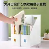 2025 Novo Modelo Suporte Dobrável para Livros Fixador de Livros Organizador de Armazenamento Caixa de Armazenamento de Mesa Prateleira de Documentos para Escritório