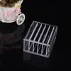 Caja de Almacenamiento Transparente de Acrílico para Pestañas Caja de Almacenamiento de Pestañas Hecha a Medida con Escala