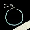 Pulseiras Empilháveis Zircônia Brilhante Verde Menta para Mulheres, Rosa, Exquisitas, Simples, Versáteis, Pulseiras de Luxo Atacado