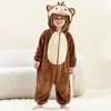 Nuevo Mono de Franela de Mengqili, Pijama de una Pieza para Niños Grandes, Pijama Animal de Franela Transfronterizo, Disfraces de Rendimiento