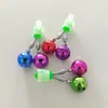 Sino Alarme para Pesca ao Ar Livre Sino de Cobre Colorido Alarme Clipe de Plástico Sino para Vara de Mar Equipamento de Pesca Suprimentos de Pesca
