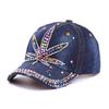 Boné de Beisebol Jeans Aba Curva Chapéu Masculino Chapéu Feminino Coringa Quebra-sol Boné de Beisebol Verão Casual Boné de Broca Língua de Pato