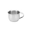 Taza de Acero Inoxidable 304 0.1kg Copa de Vino Pequeña con Asa, Taza Mini Infantil de Doble Pared Aislada con Asa