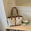 Bolsas Femininas 2026 Nova Bolsa Tote Cor Color Blocking Moda Popular Bolsa de Mão ins Casual Grande Capacidade Pequena Bolsa Quadrada