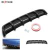 Exterior do carro universal modificado spoiler inferior padrão de carbono preto brilhante traseiro surround chassis barbatana de tubarão fabricantes atacado
