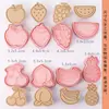 Mini Moldes para Galletas de Dibujos Animados Sanrio Hogareños Moldes de Sandía Estéreo 3D Corte a Presión Horneado de Fondant Hecho a Mano