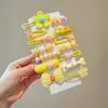 Lindos y versátiles pasadores laterales para niñas pequeñas, pasadores para el cabello infantiles lisos y dulces, pasadores de colores estilo dulce para flequillo de niñas, accesorios para el cabello