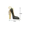 Accesorios para Joyería DIY Estilo Chanel Transfronterizos, Zapatos de Tacón Alto, Corazones Pequeños, Joyería DIY Hecha a Mano, Accesorios para Joyería DIY Esmaltados