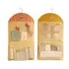 Bolsa de Pendurar para Armazenamento de Roupas Casa Atrás da Porta Camada Dupla Visível Respirável Bolsa de Rede para Armazenamento Bolsa de Pendurar para Armazenamento de Dormitório Estudantil