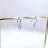 Pendientes de plata de ley S925 con forma de perla, tacones altos, 8-12 mm, soporte vacío sin cuentas.