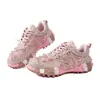 Comercio Exterior Transfronterizo 2026 Modelo Nuevo Suela de Durian Resistente Lujo Lazos de Pedrería Tenis Casuales de Moda Talla 35-43