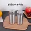 Frasco de Condimentos de Acero Inoxidable Frasco de Pimienta Frasco de Polvo de Comino Frasco de Condimentos para Barbacoa Herramientas Frasco de Condimentos de Cocina Palillo