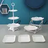 Suporte de mesa para sobremesas, pratos, expositores, enfeites, bandeja para lanches e frutas, decoração de casamento, mesa de centro para sala de estar, prato de frutas personalizado