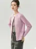 Base de punto 75% cachemira + 25% seda de morera, un suéter suave y estilizado para mujer, un top versátil